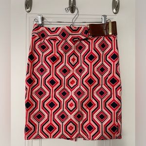 Michael Kors geometric print mini skirt